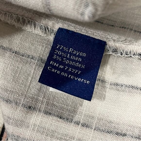 Apt 9 Striped Sleeveless knee length Dress size 10 - Picture 11 of 13